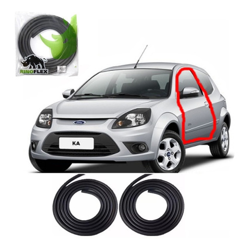 Par Borrachas De Porta Lateral Fiesta Ka 2013 Em Diante em Oferta na Shopee