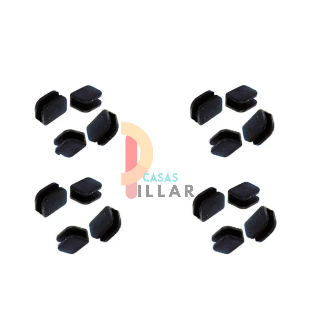 Borracha Da Trempe Grade Fogão Cooktop Fischer | Kit 16 Peças