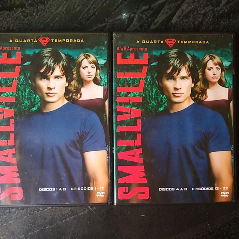 DVD original seminovo Smallville A quarta temporada completa