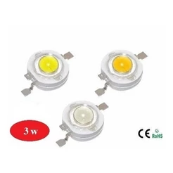 10 Unidades Power Led Chip 3w Diversas Cores par led grow aquário