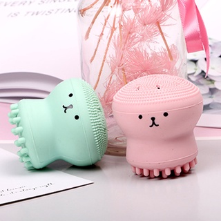 Mini Escova De Limpeza Facial Em Silicone Para Massagem