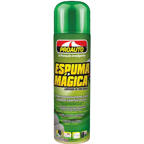 Espuma Magica Proauto Limpador De Uso Geral A Seco 400ml em Oferta na Shopee