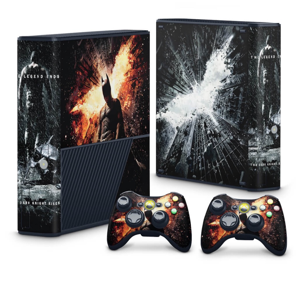 Skin Adesivo Xbox 360 Super Slim - The Dark Knight Rises - Batman