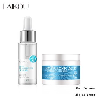 LAIKOU Hyalurronic Creme/Sérum Facial Para Remover Sardas/Manchas Escuras/2pçs