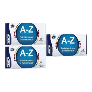 Vitaminas Para Cansaço Físico 3x60 A Z Completo Melhor Preço em Oferta na Shopee