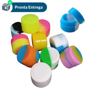10 Potes De Silicone 2ml Slick Dab Oil Extração Atacado