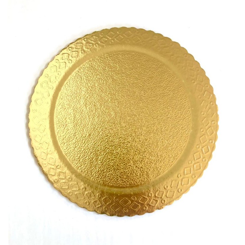 50 Cake Board Premium Dourado 28cm Laminado Base Suporte para Bolo em Oferta na Shopee
