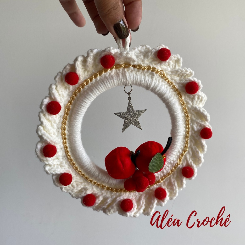 Guirlanda de Natal - mini Aléa Crochê