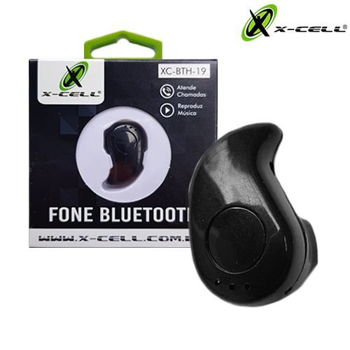 Fone Bluetooth - XC-BTH-19  X-CELL - Fone Bluetooth Recarregável Bth-19 Atende chamadas. Reproduz músicas ficou muito mais fácil com fone bluetooth, mais praticidade conforto e produtividade no dia a dia.