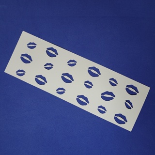 Stencil para Pintura Bocas 10x30cm em Oferta na Shopee