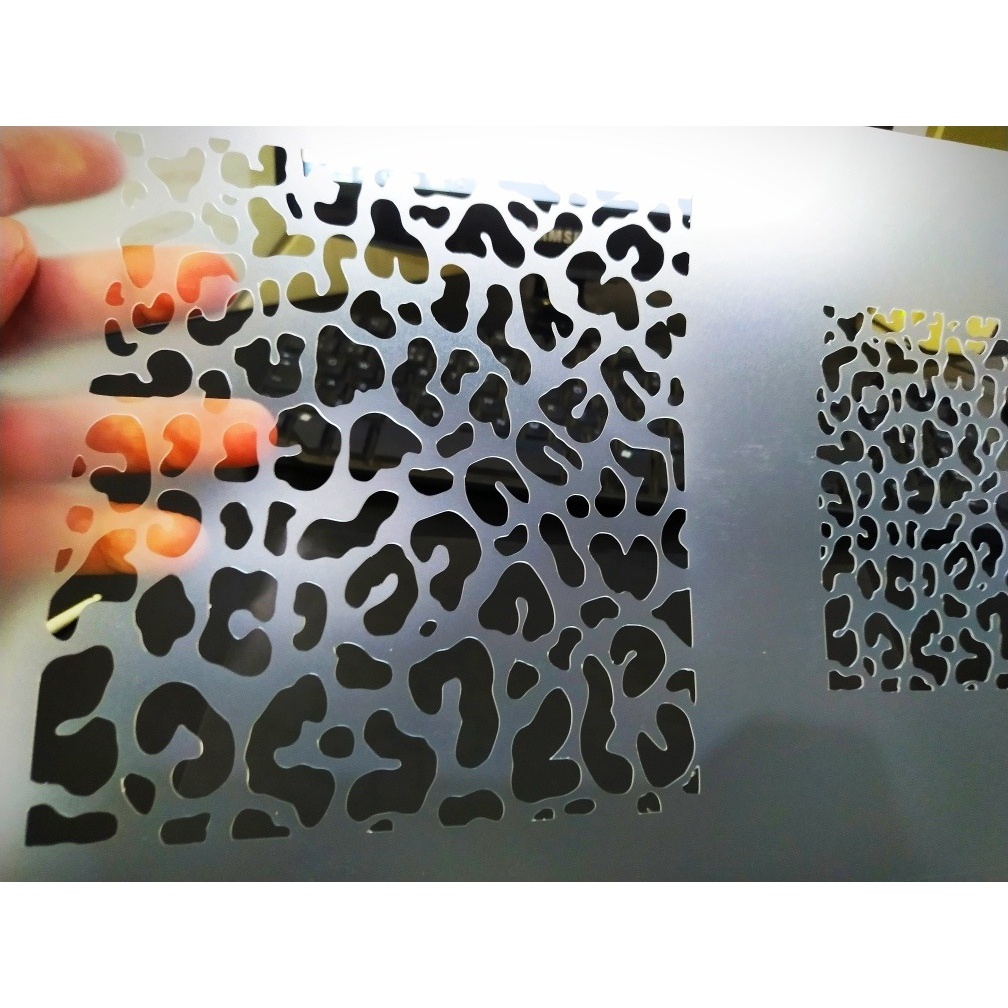 Stencil Animal Print / Molde VazadoTextura Pele de onça para aerografia e pinturas