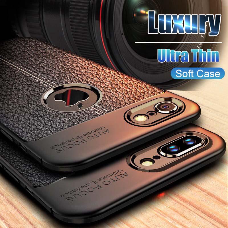 Capinha De Celular De silicone Macio Ultrafina Negócios À Prova De Choque Completa Para iphone 7 8 6 6s plus12 12pro max 13 14 pro Luxuosa pu Capa