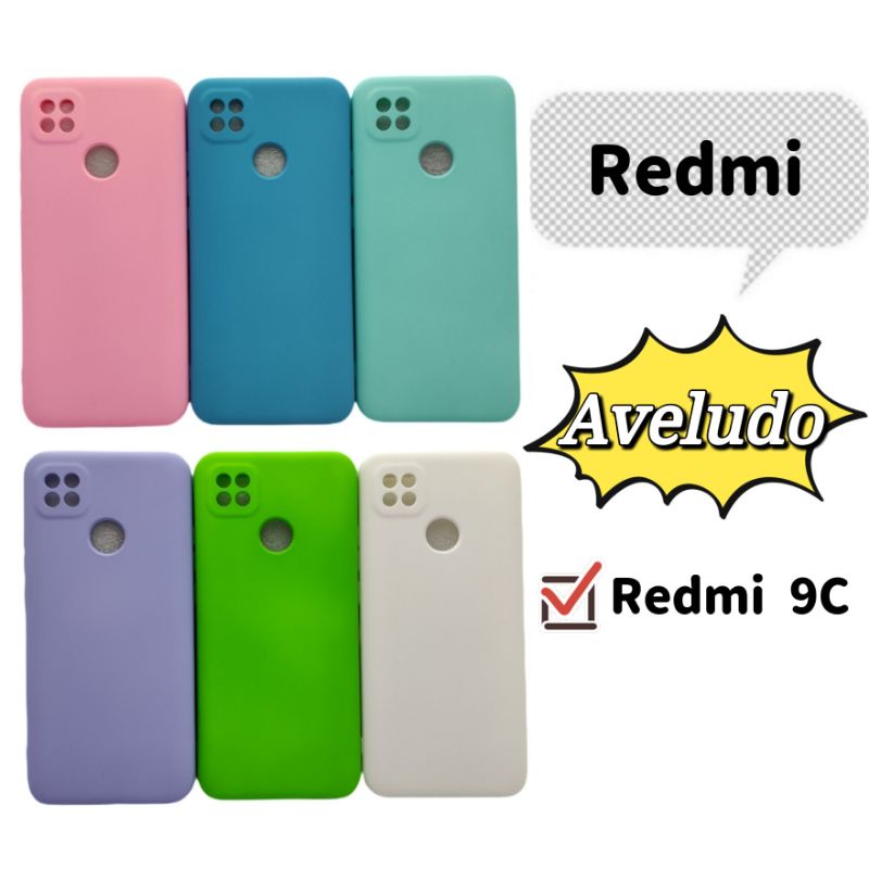 Capinha De Celular Redmi 9C Silicone Com Aveludada.Capa Case Capinha De Silicone Aveludado Com Proteção Da Câmera Para Mi Xiaomi Redmi 9 c Capas Cases Capinhas