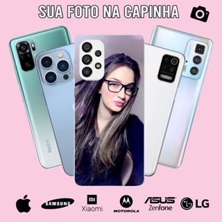 Capinha Capa Case com sua Foto, Imagem, Logo de empresa - Disponível para Android e iPhone em Oferta na Shopee
