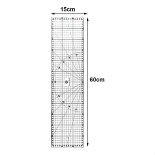 Régua 15x60 Para Patchwork Scrapbook Costura em Geral em Oferta na Shopee