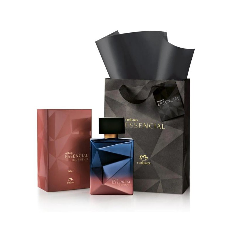 Presente Natura Essencial Oud Pimenta Masculino | Deo Parfum | Perfume |  Shopee Brasil