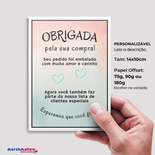 Cartão Postal para Unbox 10 x 14 cm - Ler descriição em Oferta na Shopee