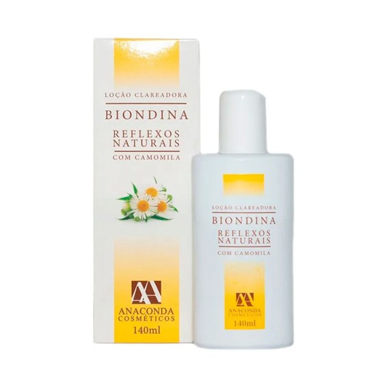 Loção Clareadora Reflexos Naturais Biondina Anaconda 140ml em Oferta na Shopee