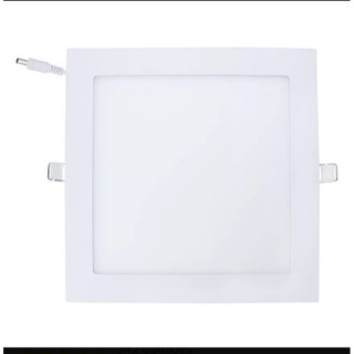 Luminária Painel Plafon Led 18w de Embutir Quadrado Branco Frio