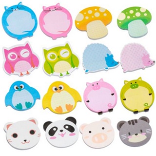 Post-it de Bichinhos Fofos | Mini Bloco Adesivo Kawaii Colorido em Oferta na Shopee