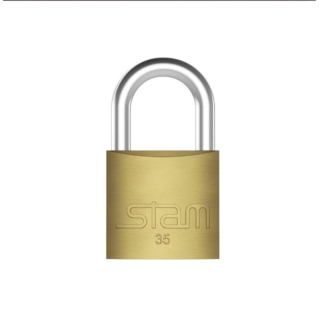 Cadeado Latão Com Chave 30mm Stam - Home & Living