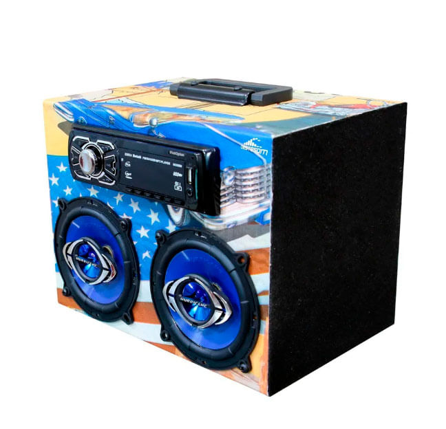 Caixa Som Ativa Comércio Rancho Casa Hurricane 5 Polegadas em Oferta na Shopee