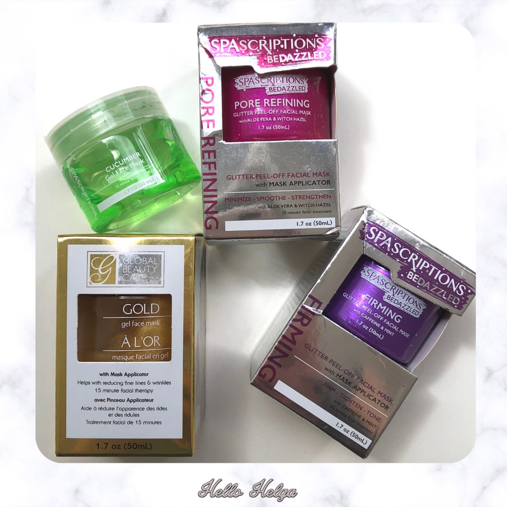 Máscaras Faciais - SPA Scriptions 50ml e Global Beauty 50ml - SKINCARE ...