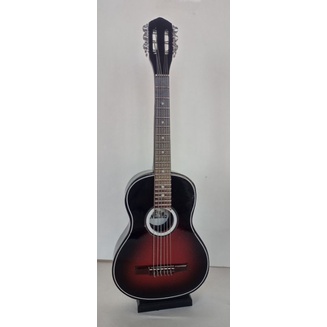 Miniatura de Violão Acústico Especial Vermelho e Preto