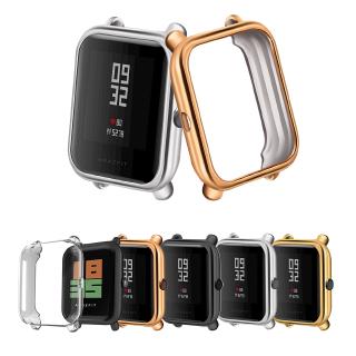 Chapeamento De Proteção Caso Para for Xiaomi Amazfit Bip /1S /U /U Pro /GTS 2 mini Juventude Relógio Silicone Macio Shell Para Capa