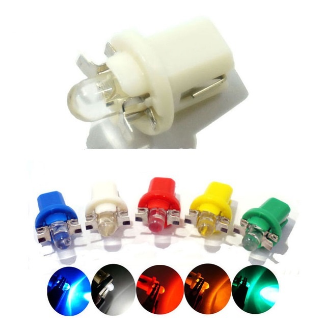 Lampada T5 b8.5 12v unidade automotiva
