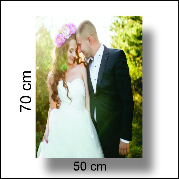 Quadro Decorativo 1 Peça 70x50 Personalizamos com Sua Foto (Quadro Grande)