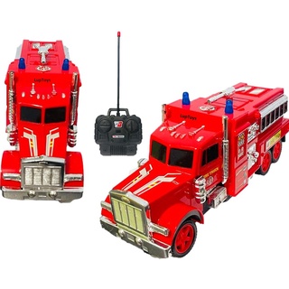 Carro Carrinho Bombeiro de Controle Remoto Brinquedo Fire Truck Com Luzes ENVIO RÁPIDO