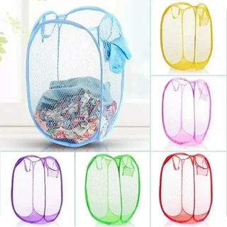 Cesto De Roupa 30x30x45Cm Caixa Cesto Dobrável Para Roupas E Brinquedos Cesto Infantil Cores Diversa