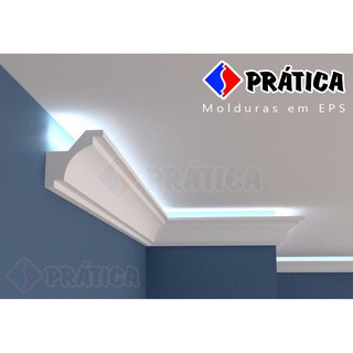 Caixa com 12 metros - Iluminação Indireta com LED - Moldura de Teto de Isopor(EPS) - Estilo e Sofisticação