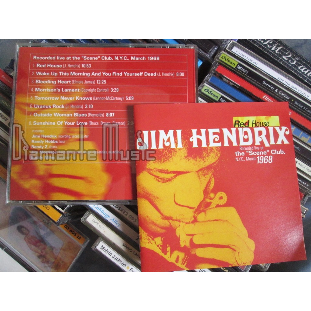Jimi Hendrix with guest Jim Morrison - The Scene Club 1968 - CD NM Ref. 558