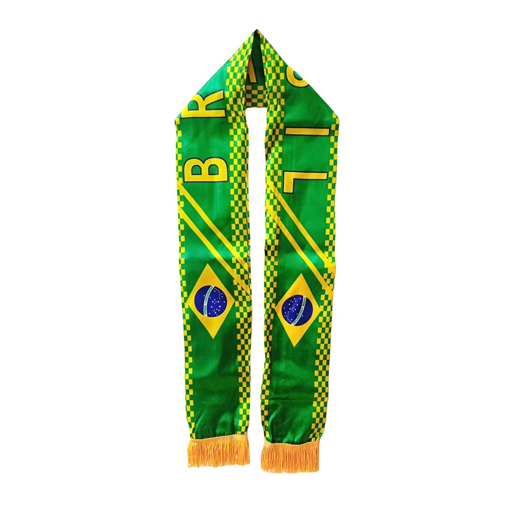 Cachecol / Faixa do Brasil - Material Cetim | Shopee Brasil