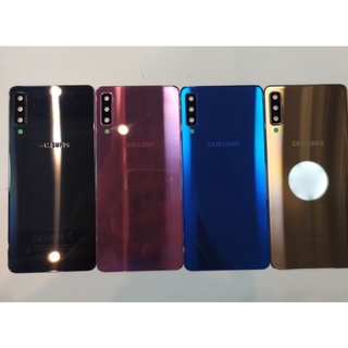 Tampa Traseira da Bateria Samsung A750 A7 2018 de Vidro Com lente da câmera Peça Nova PRONTA ENTREGA