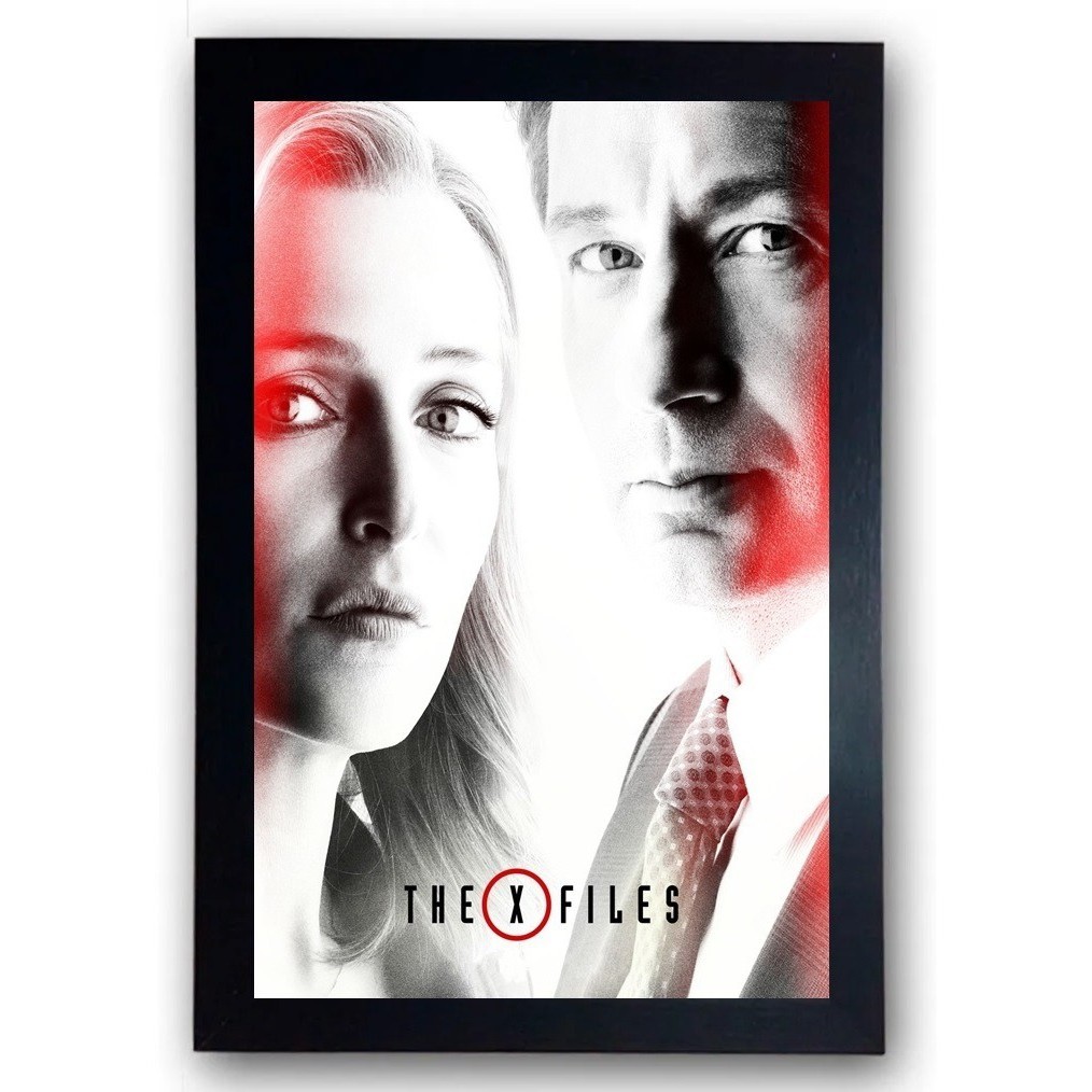 Quadro The X Files Arquivo X Moldurado 21x30 Cm Cod18