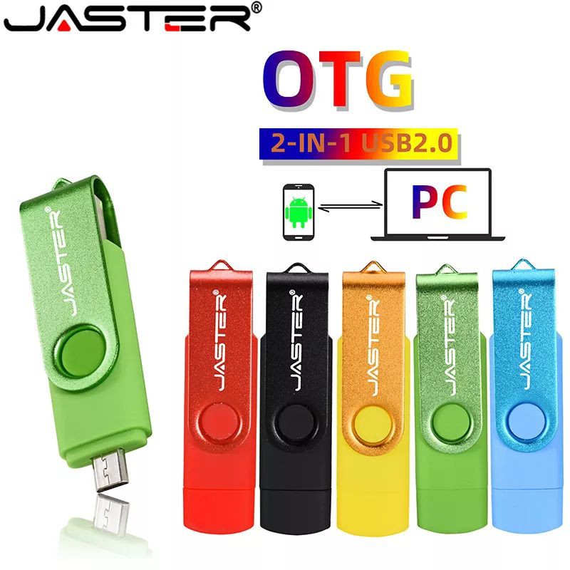 pen drive 64gb OTG duas entradas USB 2.0 e micro-USB para celulares