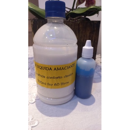 Base liquida amaciante faz 60 litros completo conf*orto clássico