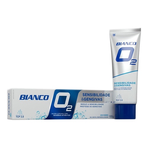 Creme Dental Bianco O2 Reduz Sensibilidade E Protege Gengiva em Oferta na Shopee