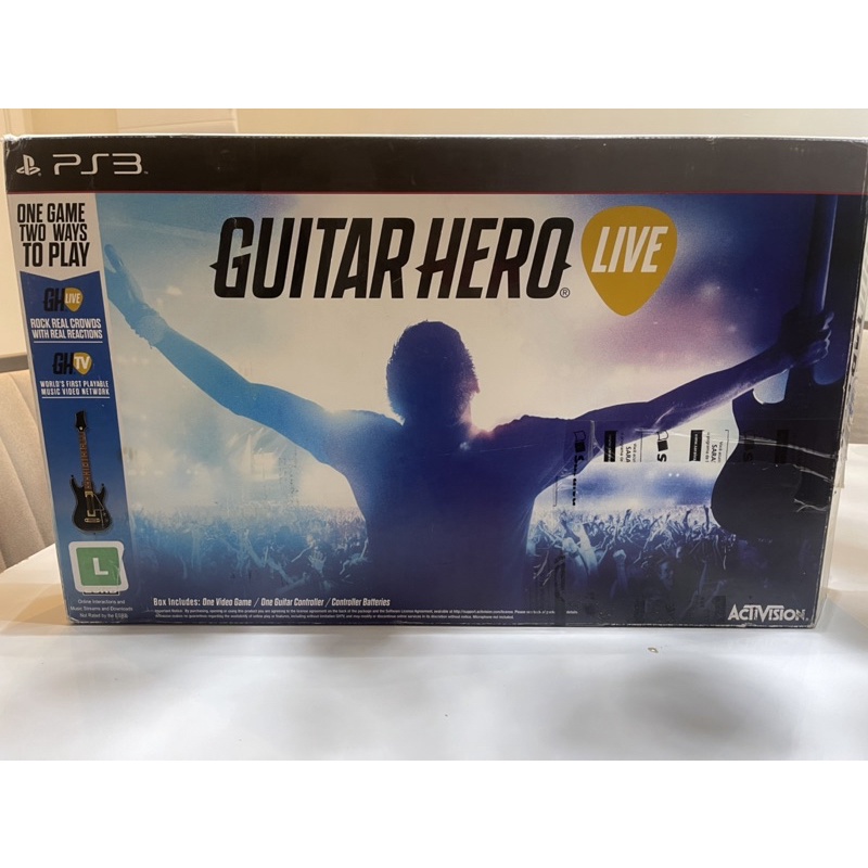 GUITAR HERO LIVE vídeo game ps3
