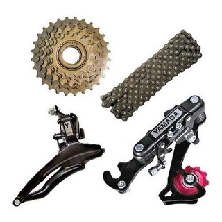 Kit Relação Yamada 18 Marchas Catraca Corrente Cambios 6v em Oferta na Shopee