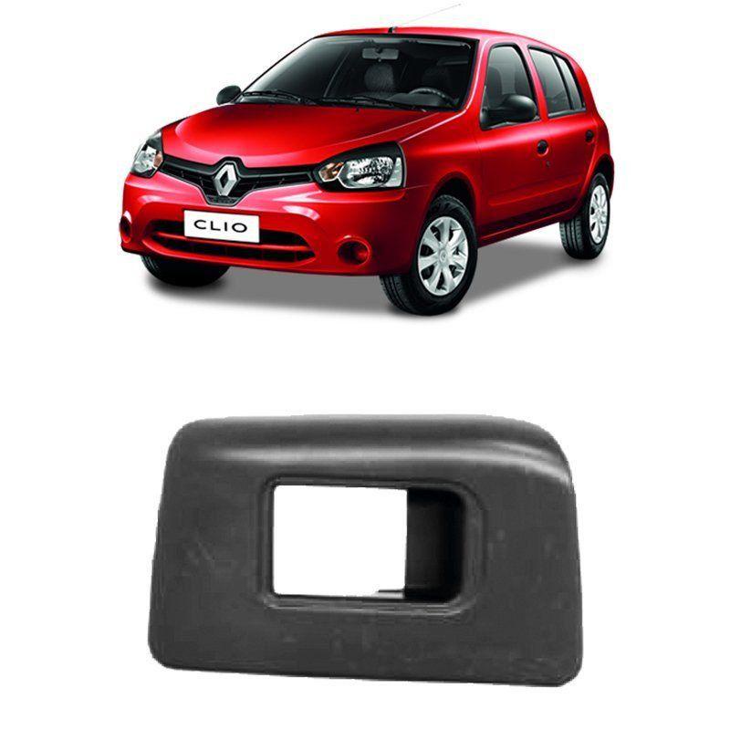 Moldura de Botão Vidro Elétrico Clio 2013 a 2015 Traseiro Esquerdo Simples
