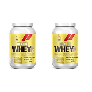 Kit 2 Health Whey Protein 900g - Health Labs em Oferta na Shopee