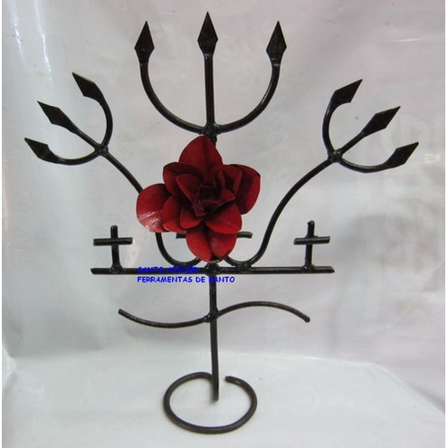 Maria mulambo ferramenta assentamento Pomba Gira Maria Mulambo Rosa Vermelha 45 Cm