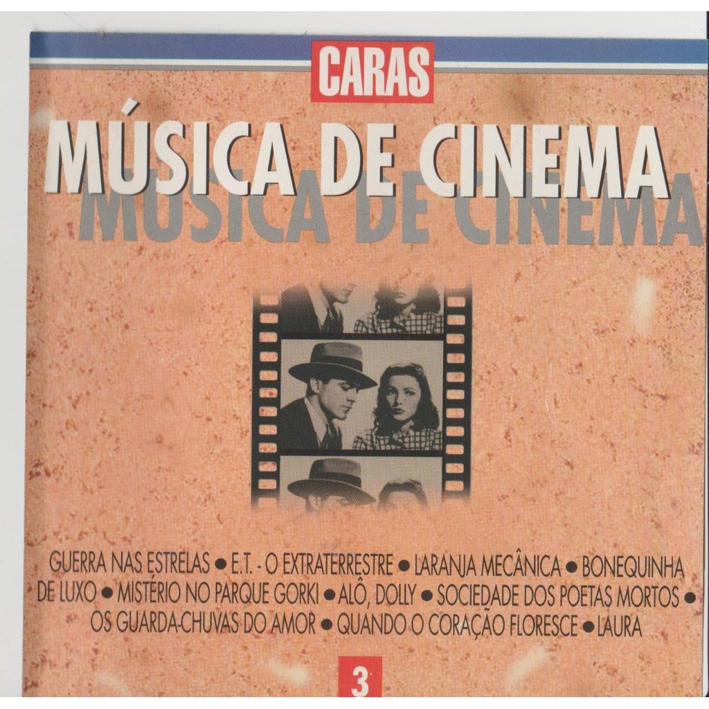 Cd Música De Cinema Vol 3 Caras Instrumental