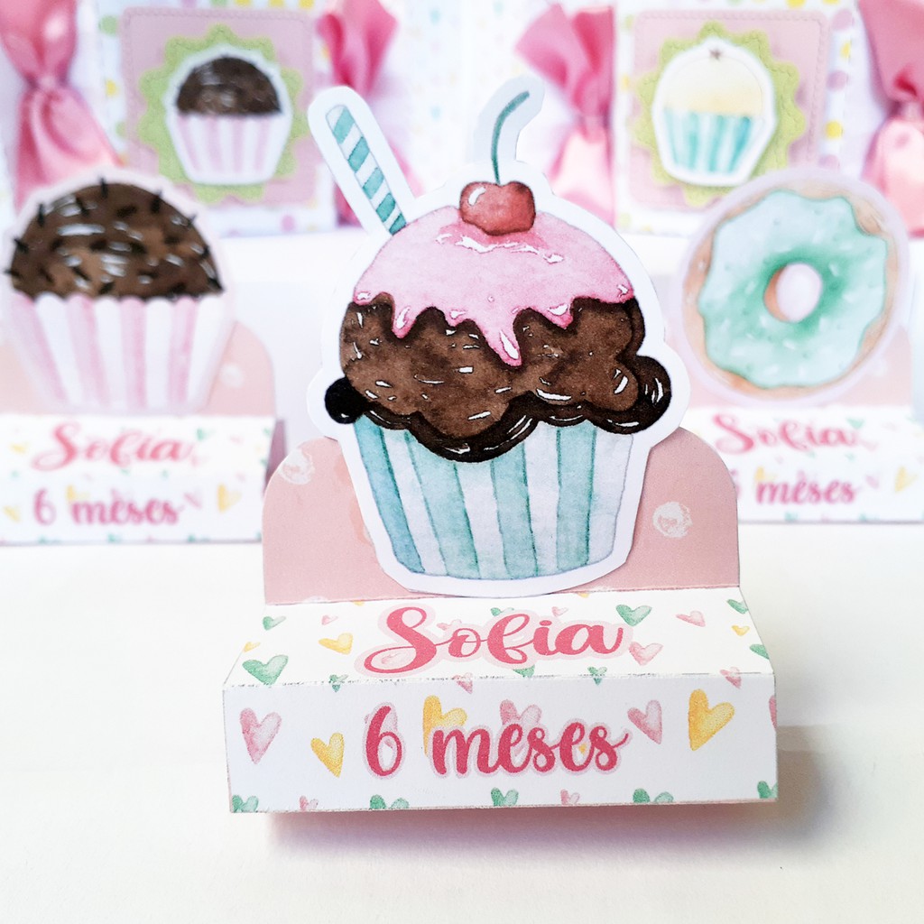 Lembrancinha Confeitaria | Porta bis duplo personalizado | Kit Festa | Aniversário