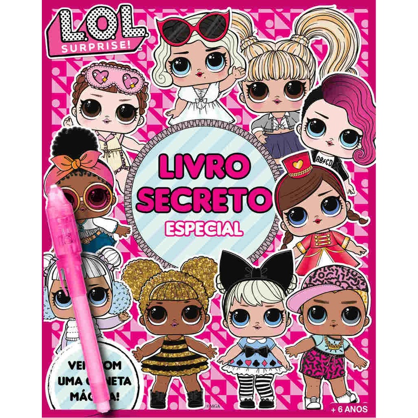 LOL Surprise Livro Secreto Especial com Caneta Especial em Oferta na Shopee