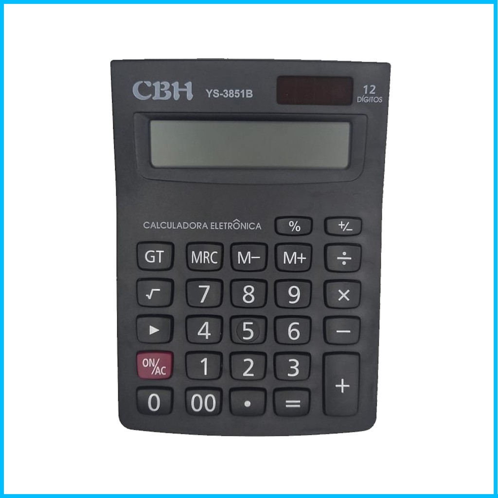 Calculadora de 12 Dígitos eletrônica De Mesa Comercial Escritório sala - Enviamos no mesmo dia!